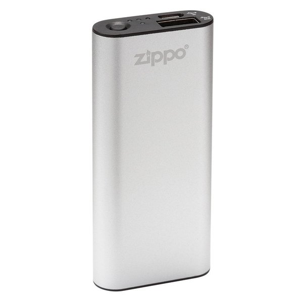 Zippo HeatBank® 3 Hour USB Rechargeable Hand Warmer, 2 Settings, Silver 40581